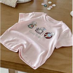 Áo Phông Bé Gái Họa Tiết Dễ Thương - Cotton Mềm Mịn, Bền Màu Cho Mùa Hè - Size 2-8 Tuổi, Thời Trang Ngọt Ngào