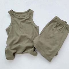[PEEKABOO] Bộ Ba Lỗ Thun Tăm Mềm Mịn Thấm Hút Hàng Quảng Châu