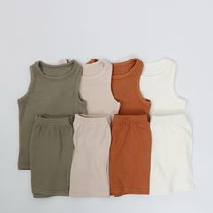 [PEEKABOO] Bộ Ba Lỗ Thun Tăm Mềm Mịn Thấm Hút Hàng Quảng Châu