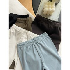 Quần Thun Legging Ngắn Hàn Quốc Cho Bé Gái 2-8 Tuổi - Phong Cách Thời Trang Sành Điệu, Chất Liệu Cotton Mềm Mịn Ambbkids