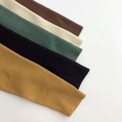 Áo Len Cổ Cao Viền Cuộn Phong Cách Hàn Quốc Thời Thượng Cho Bé Trai, Bé Gái - Áo Dệt Kim Ôm Mặc Thu Đông 2024