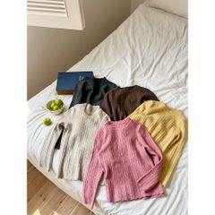 Áo Len Mỏng Cổ Ren Cho Bé Gái - Phong Cách Hàn Quốc Thu Đông 2024, Size 90-150, Dáng Ôm Co Dãn Mềm Mại