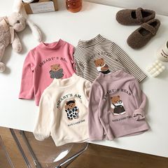 Áo Nỉ Giữ Nhiệt Cổ Cao Ambbkids Dễ Thương Cho Bé Trai Bé Gái - Mềm Mại và Ấm Áp, Đủ Kích Thước 73-120 cm