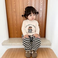 Áo Nỉ Giữ Nhiệt Cổ Cao Ambbkids Dễ Thương Cho Bé Trai Bé Gái - Mềm Mại và Ấm Áp, Đủ Kích Thước 73-120 cm