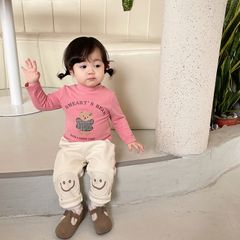 Áo Nỉ Giữ Nhiệt Cổ Cao Ambbkids Dễ Thương Cho Bé Trai Bé Gái - Mềm Mại và Ấm Áp, Đủ Kích Thước 73-120 cm