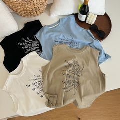 Áo Thun Sát Nách Cotton Dáng Rộng Phong Cách Hàn Quốc Cho Bé Trai Hàng Chính Hãng AMBB - Thời Trang Năng Động, Đơn Giản Dễ Phối