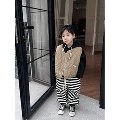 Áo Gile Phao Trần Bông Siêu Nhẹ cho Bé Trai Bé Gái - Áo Khoác Mùa Thu Đông Phong Cách Hàn Quốc Ambb Kids