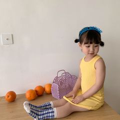 [2024] Đầm Sát Nách Ôm Body Thun Tăm Co Dãn Thoáng Mát Cho Bé Ngày Hè Năng Động