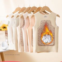 Áo Gile Giữ Nhiệt Kháng Khuẩn Không Đường May Cho Bé - Mặc Lót Ngủ Ấm Áp Lưng Ngực Bụng, Nhiều Size Và Màu Sắc