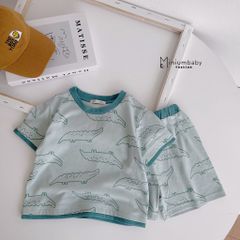 Đồ Bộ Cộc Tay Kẻ Nắp Túi Cho Bé Trai - Thời Trang Thiết Kế Cao Cấp Cho Bé 1-6 Tuổi, Thoáng Mát Mùa Hè