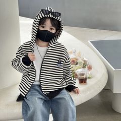 Áo Khoác Trẻ Em Có Mũ Thêu Gấu Thu Đông Phong Cách Hàn Quốc - Áo Khoác Chất Nỉ Đẹp Cho Bé Trai Bé Gái 2023