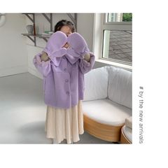 Áo Khoác Bông Dày Kèm Găng Tay Cho Bé Gái - Phong Cách Hàn Quốc Xinh Xắn, Dáng Ngắn, Thời Trang Trẻ Em
