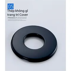 Vòi Nước Đôi Inox 304 Màu Đen Cao Cấp – Thiết Kế Một Đầu Vào Hai Đầu Ra, Dùng Cho Máy Giặt và Thiết Bị Khác