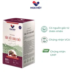 Trà Tía Tô Táo Đỏ Hoa Việt - Hỗ Trợ Thanh Nhiệt, Làm Đẹp Da, Giảm Căng Thẳng - Hộp 30 Gói Thảo Dược Thiên Nhiên