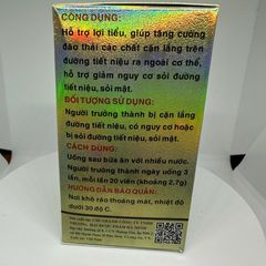 Kim Nguyên Tan Sỏi Hoàn - Thực Phẩm Chức Năng Hỗ Trợ Tan Sỏi Thận, Bàng Quang và Đường Tiết Niệu, Giảm Đau, Tăng Cường Sức Khỏe