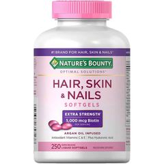 Viên Uống Nature's Bounty Hair Skin Nail - Đẹp Da, Mượt Tóc, Chắc Móng - Thực Phẩm Chức Năng Mỹ Chất Lượng Cao
