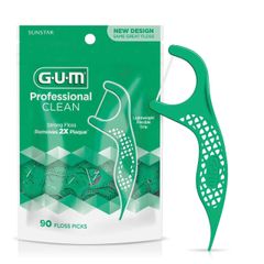 Tăm Chỉ Nha Khoa GUM Clean Flosser Picks Bạc Hà 450 Cây - Giúp Răng Sạch Sâu, Nướu Khỏe, Hương Tươi Mát, Thân Thiện Môi Trường