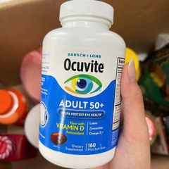 Viên Bổ Mắt Ocuvite Adult 50+ 150v - Dinh Dưỡng Thiết Yếu Cho Mắt, Bảo Vệ Sức Khỏe Đôi Mắt Cho Người Trên 50 Tuổi