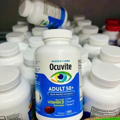 Viên Bổ Mắt Ocuvite Adult 50+ 150v - Dinh Dưỡng Thiết Yếu Cho Mắt, Bảo Vệ Sức Khỏe Đôi Mắt Cho Người Trên 50 Tuổi