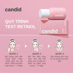 Serum Chăm Sóc Da CANDID 1% Retinol 30ml - Giảm Nếp Nhăn, Cải Thiện Kết Cấu Da, Hỗ Trợ Đều Màu Da, Chống Lão Hóa