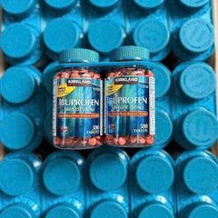 Viên Uống Giảm Đau Hạ Sốt Kirkland Ibuprofen 200mg - 500 Viên, Chống Viêm, Hạ Sốt, Giảm Đau Nhức Cơ Khớp USA
