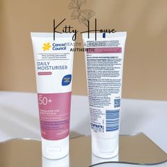 Kem Chống Nắng Dưỡng Ẩm và Chống Nước Cancer Council SPF 50+ Invisible Matte 75ml - Bảo Vệ Da Mặt Cảm Giá Dễ Chịu, Thích Hợp Cho Mọi Loại Da