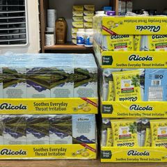 Kẹo Ho Ricola Bịch 105 Viên - Thảo Dược Thiên Nhiên từ Thụy Sĩ, Vị Mật Ong, Giảm Ho, Dịu Cổ Họng, Thích Hợp cho Người Tiểu Đường