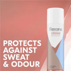 Xịt Khử Mùi Rexona for Women Clinical Protection 180ml - Sản Phẩm Chính Hãng Úc, Kháng Khuẩn, Duy Trì Sự Tươi Mát Cả Ngày