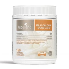 Canxi Sữa Bio Island Milk Calcium 150 Viên Nang Hỗ Trợ Xương Khớp - Hàng Chính Hãng Úc
