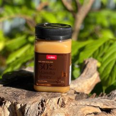 Mật ong Manuka MGO 50+ Coles 500g - Hàng chính hãng Úc, Chất lượng cao, Sản phẩm thiên nhiên bổ dưỡng