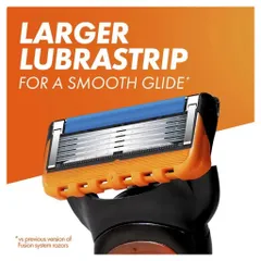 Dao cạo râu Gillette Fusion5 5 lưỡi - Hàng Úc với 2 lưỡi thay thế - Cạo sạch nhẹ nhàng không trầy xước, thiết kế thông minh