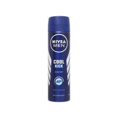 Xịt Khử Mùi Nivea Men Cool Kick 250ml - Mùi Hương Nam Tính, Cảm Giác Mát Lạnh, Ngăn Mùi Hiệu Quả 48 Giờ