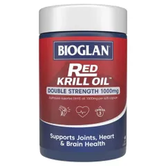 Dầu Nhuyễn Thể Bioglan Red Krill Oil 1000mg - Hỗ Trợ Tim Mạch, Não, Khớp - 60 Viên - Tăng Cường Sức Khỏe Toàn Diện