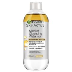 Nước Tẩy Trang Garnier Micellar Dầu Argan 400ml - Tẩy Trang Sâu, An Toàn Cho Mọi Loại Da, Làm Sạch Dầu Thừa, Dịu Nhẹ, Không Cồn