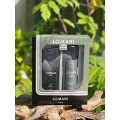 Set Nước Hoa Nam Lomani Pour Homme 100ml & Xịt Body 200ml - Hương Gỗ Quyến Rũ, Lãng Mạn, Hấp Dẫn