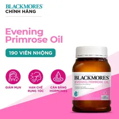 Tinh Dầu Hoa Anh Thảo Blackmores Evening Primrose Oil - Hỗ Trợ Cân Bằng Nội Tiết Tố Nữ 190 Viên, Omega-6 và Chất Chống Oxy Hóa