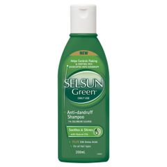 Dầu gội Selsun Úc 200ml xanh lá - Giải pháp kiểm soát gàu, giữ ẩm và nuôi dưỡng tóc, tinh dầu bạc hà & Vitamin B5
