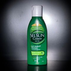 Dầu gội Selsun Úc 200ml xanh lá - Giải pháp kiểm soát gàu, giữ ẩm và nuôi dưỡng tóc, tinh dầu bạc hà & Vitamin B5
