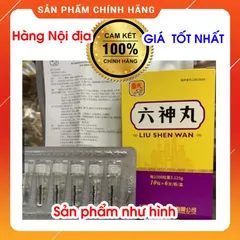 Lục Thần Hoàn 6x10 Viên Liu Shen Wan - Thực Phẩm Chức Năng Giải Độc Thanh Nhiệt, Hỗ Trợ Giảm Viêm, Dành Cho Trẻ Em và Người Lớn
