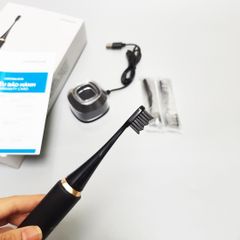 Đầu Bàn Chải Điện LocknLock ENR636 - Bộ 4 Cái Màu Đen Thay Thế Chất Liệu ABS Nylon Chăm Sóc Răng Miệng Chính Hãng