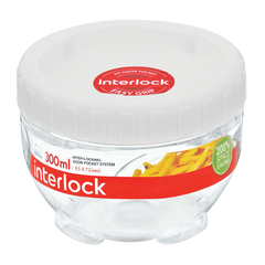 Hộp Bảo Quản Lock&Lock Interlock INL306W 300ml - Hộp Nhựa An Toàn Dùng Đựng Thực Phẩm Và Đồ Khô, Chịu Nhiệt Từ -20 Đến 70 Độ C