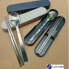 Bộ Muỗng Đũa LocknLock Thép Không Gỉ Cao Cấp Kèm Hộp Đựng - Thiết Kế Sang Trọng, Phù Hợp Văn Phòng, Dã Ngoại