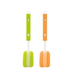 Cọ Rửa Bình LocknLock Có Tay Cầm Kéo Dài ETM113 - Dụng Cụ Vệ Sinh Chai Nhựa và Thủy Tinh An Toàn, Đầu Bọt Biển Mềm Mại