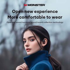 Tai Nghe Bluetooth Monster MQ022 - Kết Nối Nhanh Bluetooth 5.4, Âm Thanh Kép Cho Nghe Nhạc & Chơi Game, Thiết Kế Gọn Nhẹ