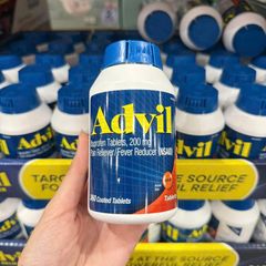 Viên Uống Giảm Đau Hạ Sốt Advil 360v - Ibuprofen Ngăn Ngừa Đau Đầu, Đau Lưng, Đau Răng Và Hạ Sốt Hiệu Quả
