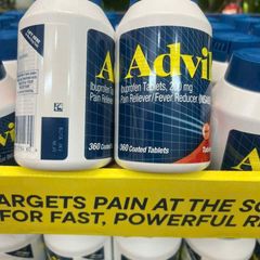 Viên Uống Giảm Đau Hạ Sốt Advil 360v - Ibuprofen Ngăn Ngừa Đau Đầu, Đau Lưng, Đau Răng Và Hạ Sốt Hiệu Quả