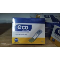 Băng Cá Nhân Trong Suốt Eco 100 Miếng - Bảo Vệ Vết Thương Trầy Xước, Dễ Dàng Sử Dụng, Thiết Kế Thẩm Mỹ, Chống Nước