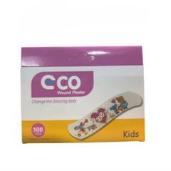 Băng Keo Cá Nhân ECO KIDS Nhiều Màu Sắc Cho Bé - Hộp 100 Miếng An Toàn Mềm Mại, Bảo Vệ Vết Thương Nhẹ Khi Chơi Đùa