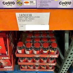 Dầu nhuyễn thể Kirkland Krill Oil 500mg - Omega 3 Giúp Bảo Vệ Tim Mạch và Tăng Cường Sức Khỏe 180 Viên Mỹ