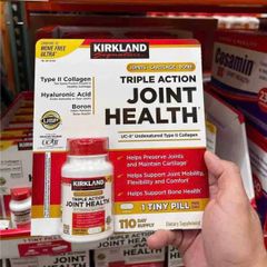 Viên Bổ Xương Khớp Kirkland Triple Action Joint Health 110v - Hỗ Trợ Sụn Khớp, Tăng Cường Độ Linh Hoạt Và Giảm Đau Khớp